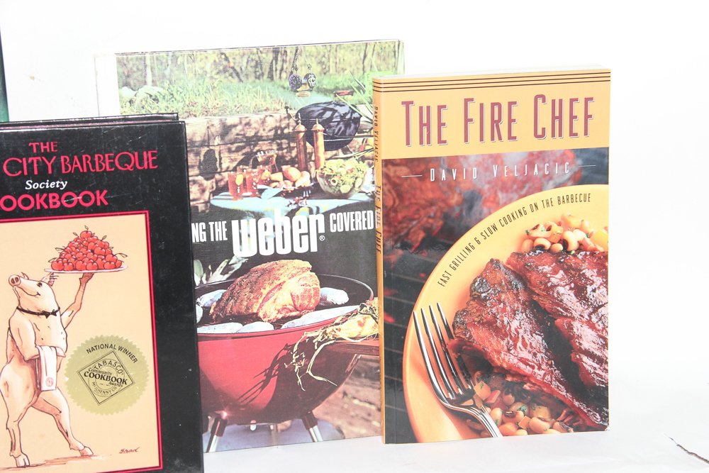 Collection of Barbeque and Grilling Cookbooks