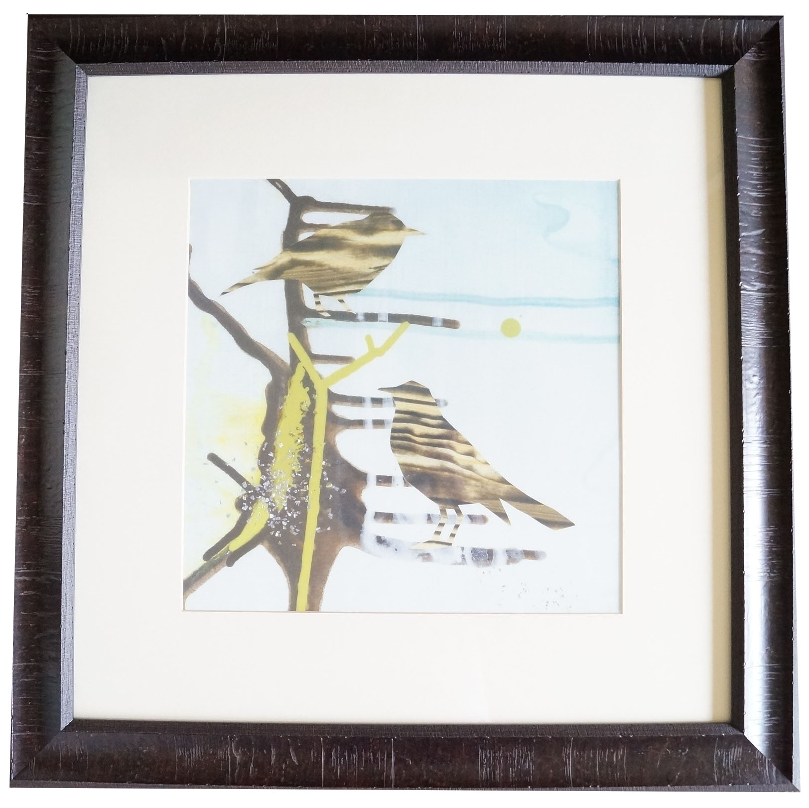Framed Print of Birds in Tree