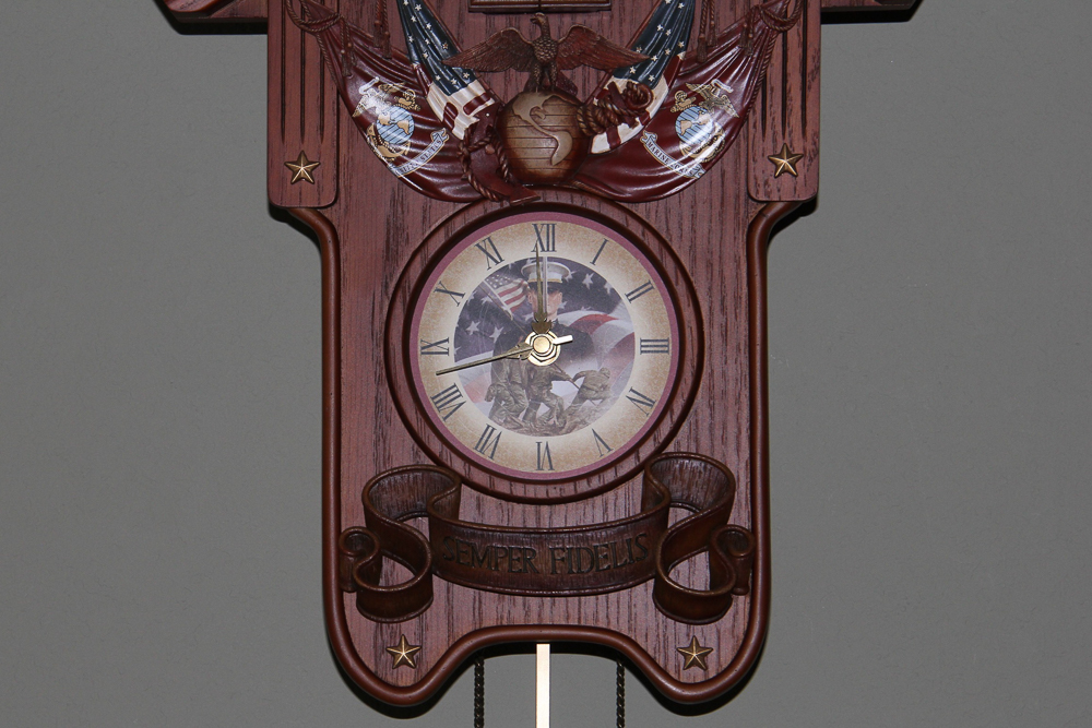 USMC Cuckoo Wall Clock