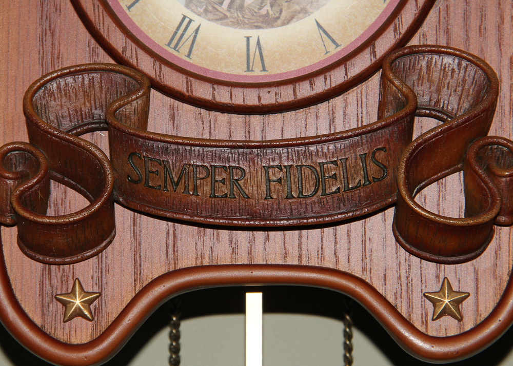 USMC Cuckoo Wall Clock