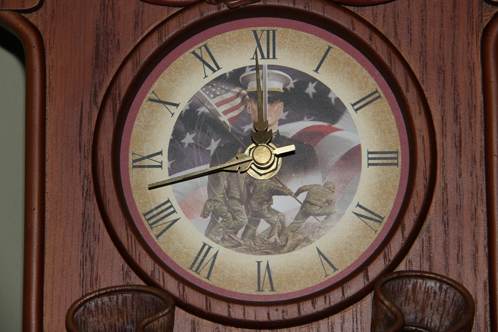 USMC Cuckoo Wall Clock