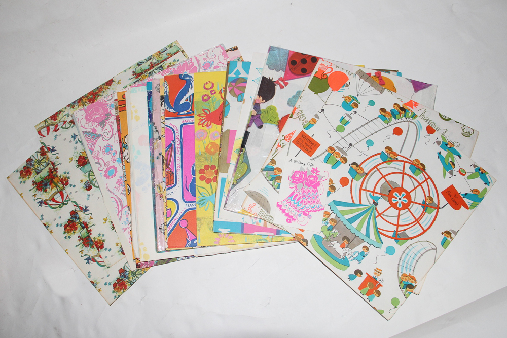 Vintage Wrapping Paper from the 50's