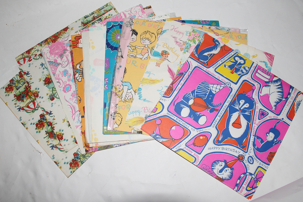 Vintage Wrapping Paper from the 50's
