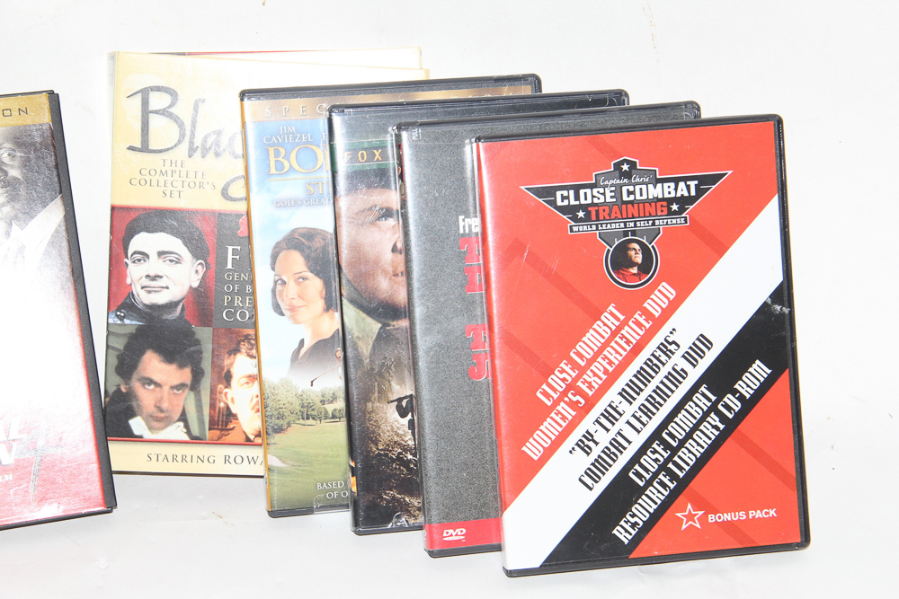 Grouping of Action and Military DVDs