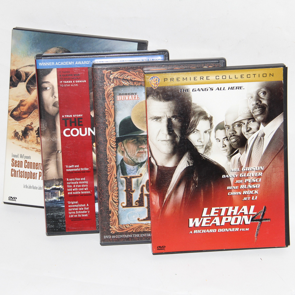 Grouping of Action and Military DVDs