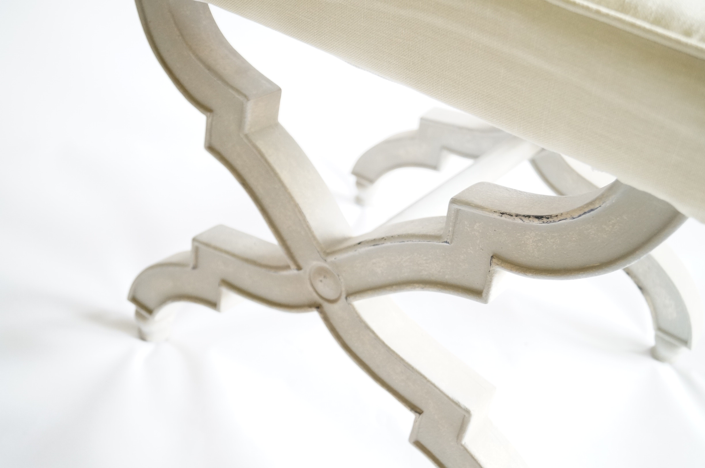 Pair of Upholstered Ottomans