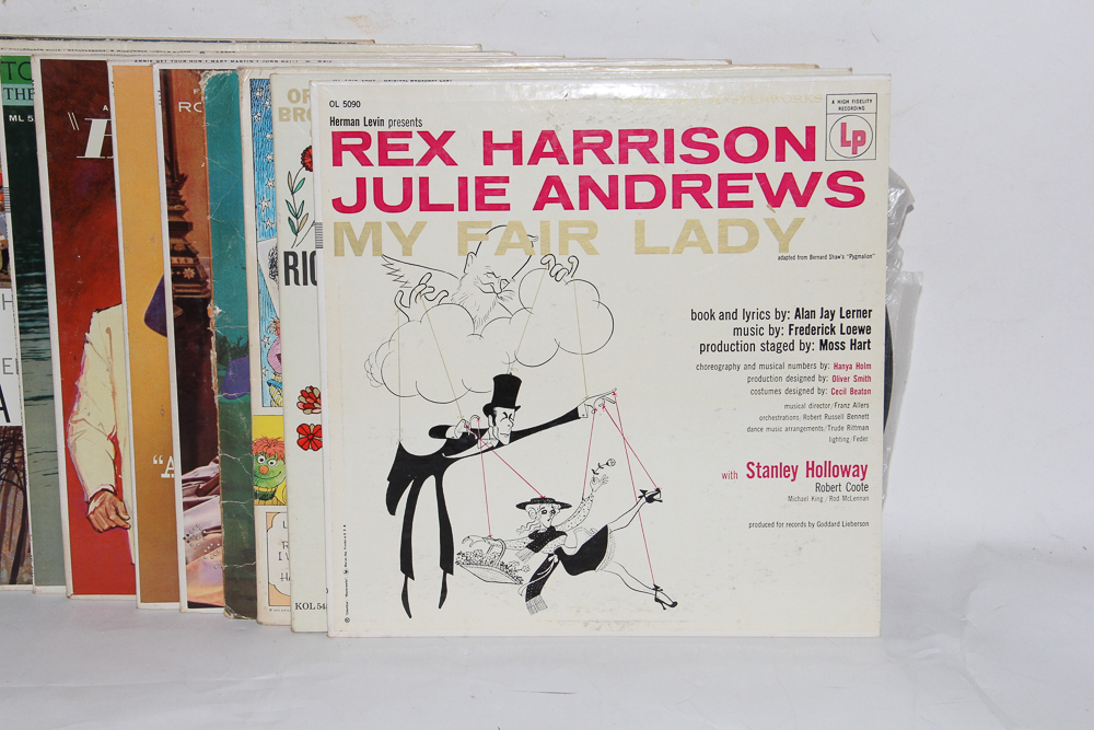 Grouping of Soundtrack LP Records