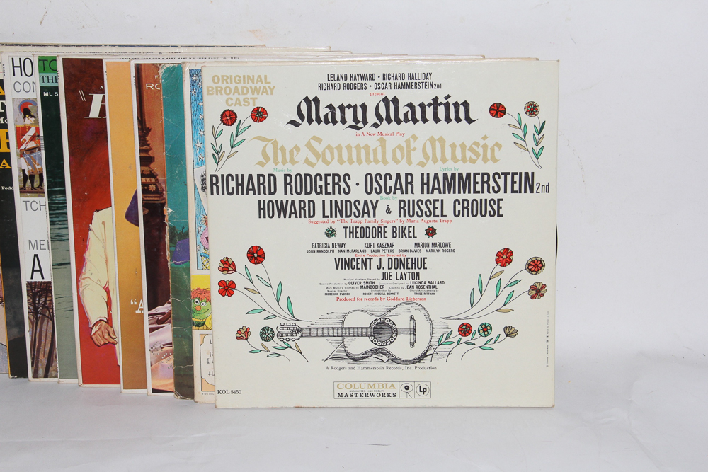 Grouping of Soundtrack LP Records