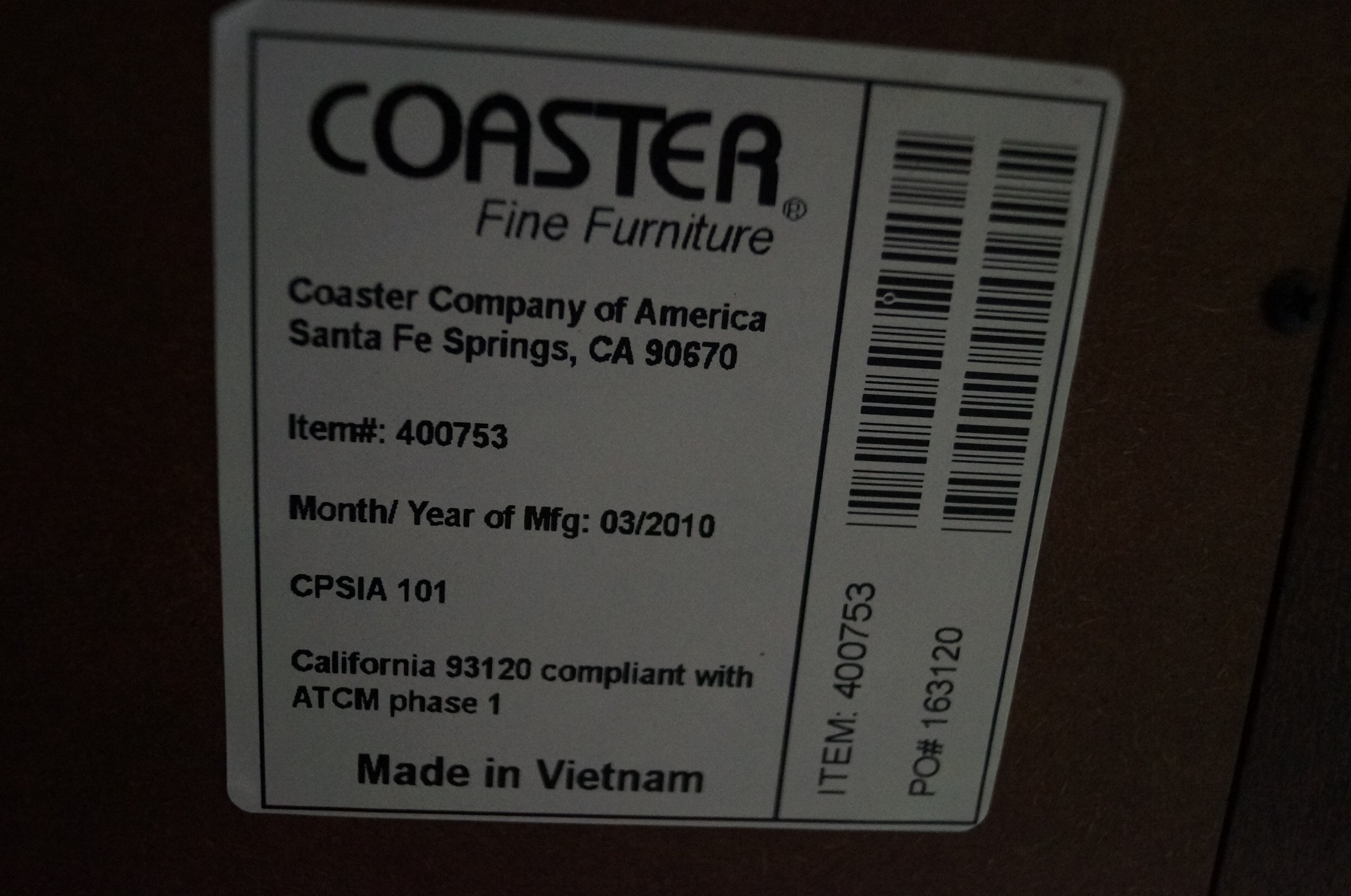 Coaster Fine Furniture Chest of Drawers