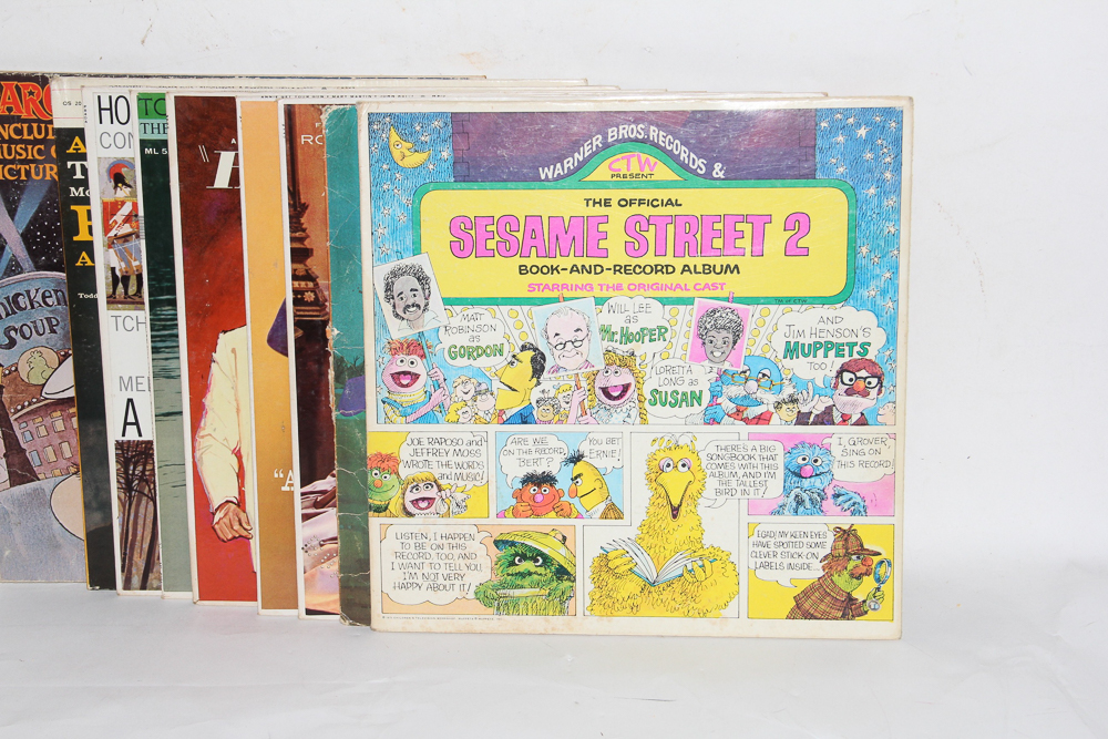 Grouping of Soundtrack LP Records