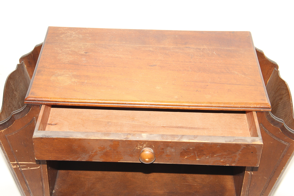 Art Deco Style Side Table or Magazine Rack