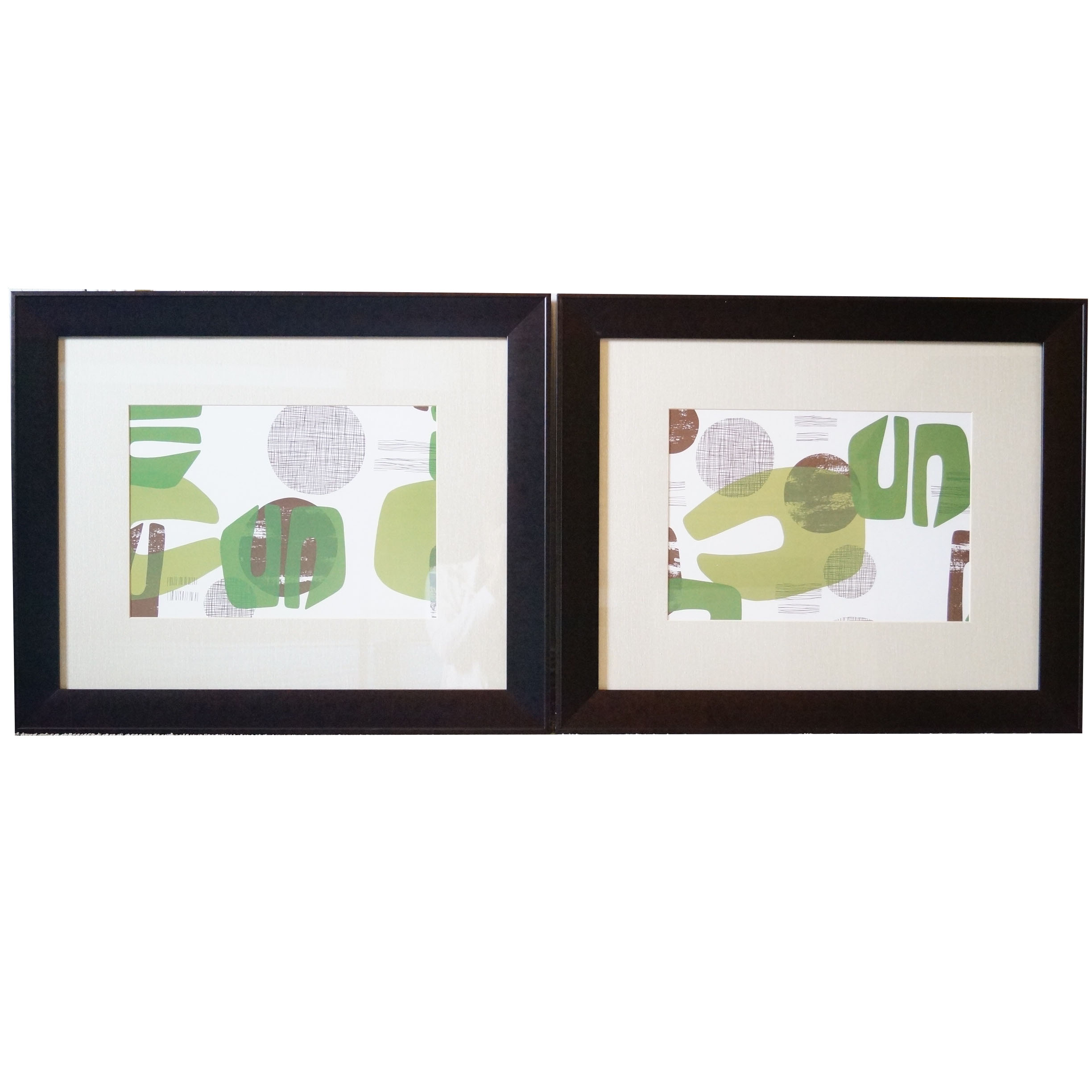 Pair of Abstract Paintings