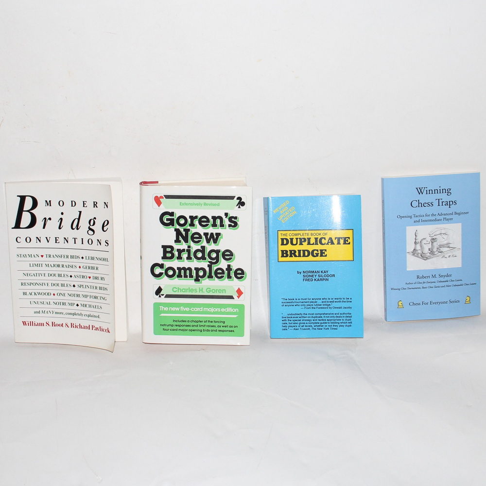 Bridge and Chess Instructional Books