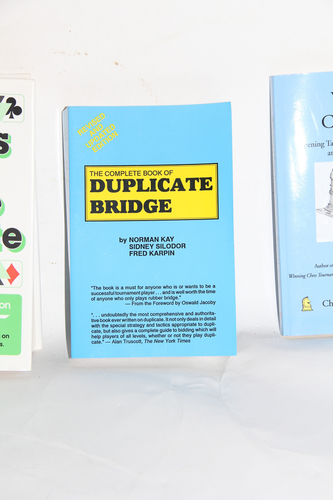 Bridge and Chess Instructional Books
