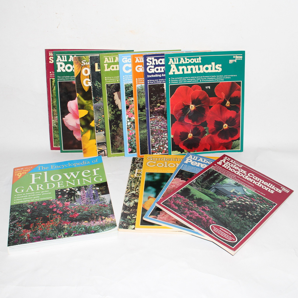 Collection of Gardening, Landscaping and Plant Books