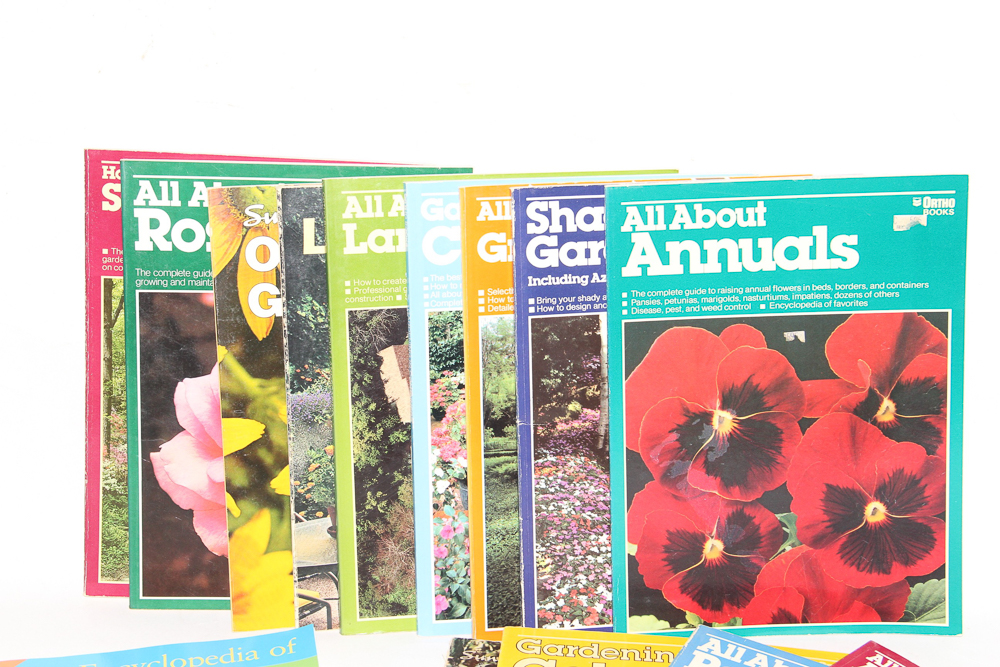 Collection of Gardening, Landscaping and Plant Books