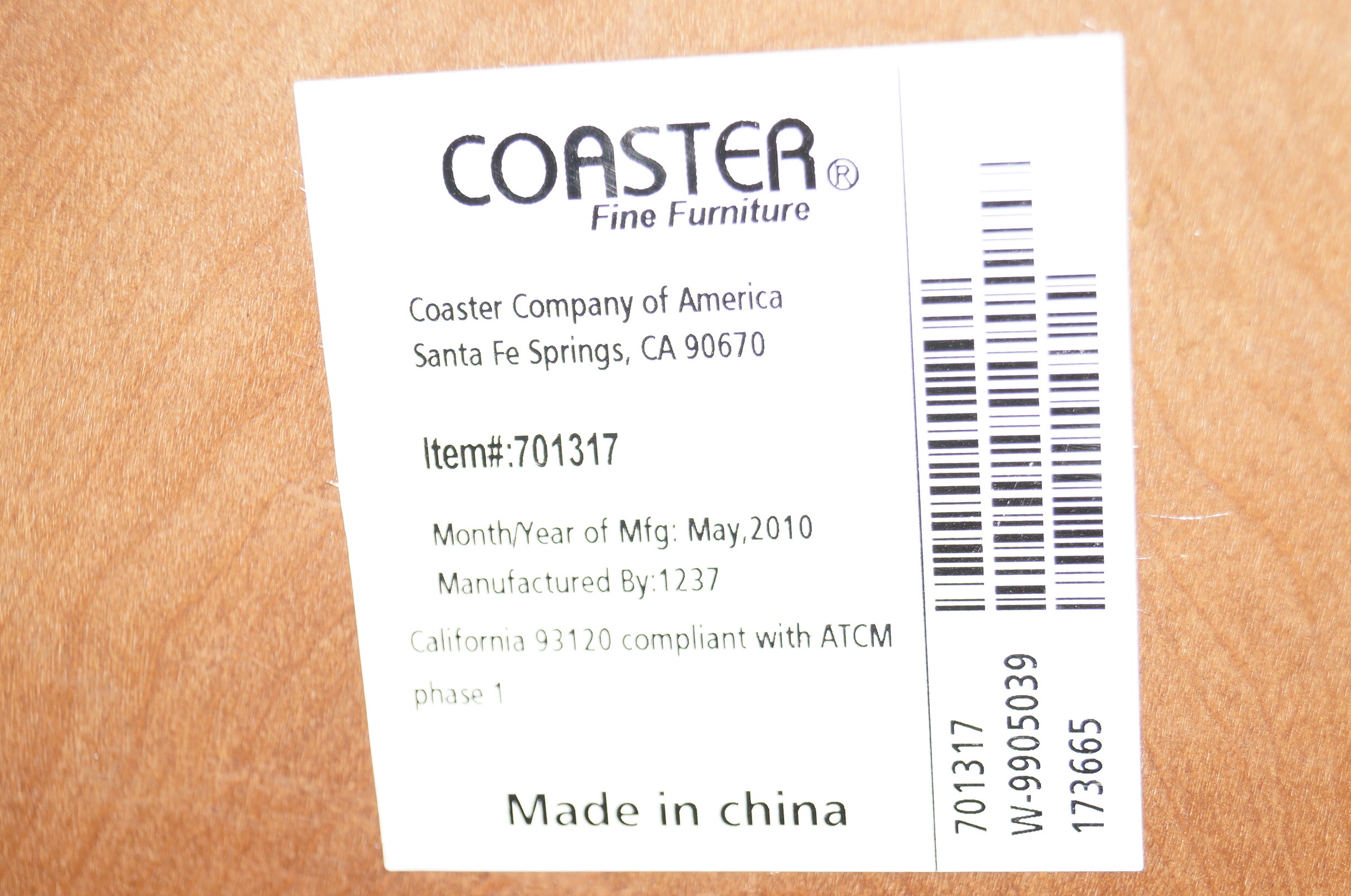 Coaster Fine Furniture Round Side Table