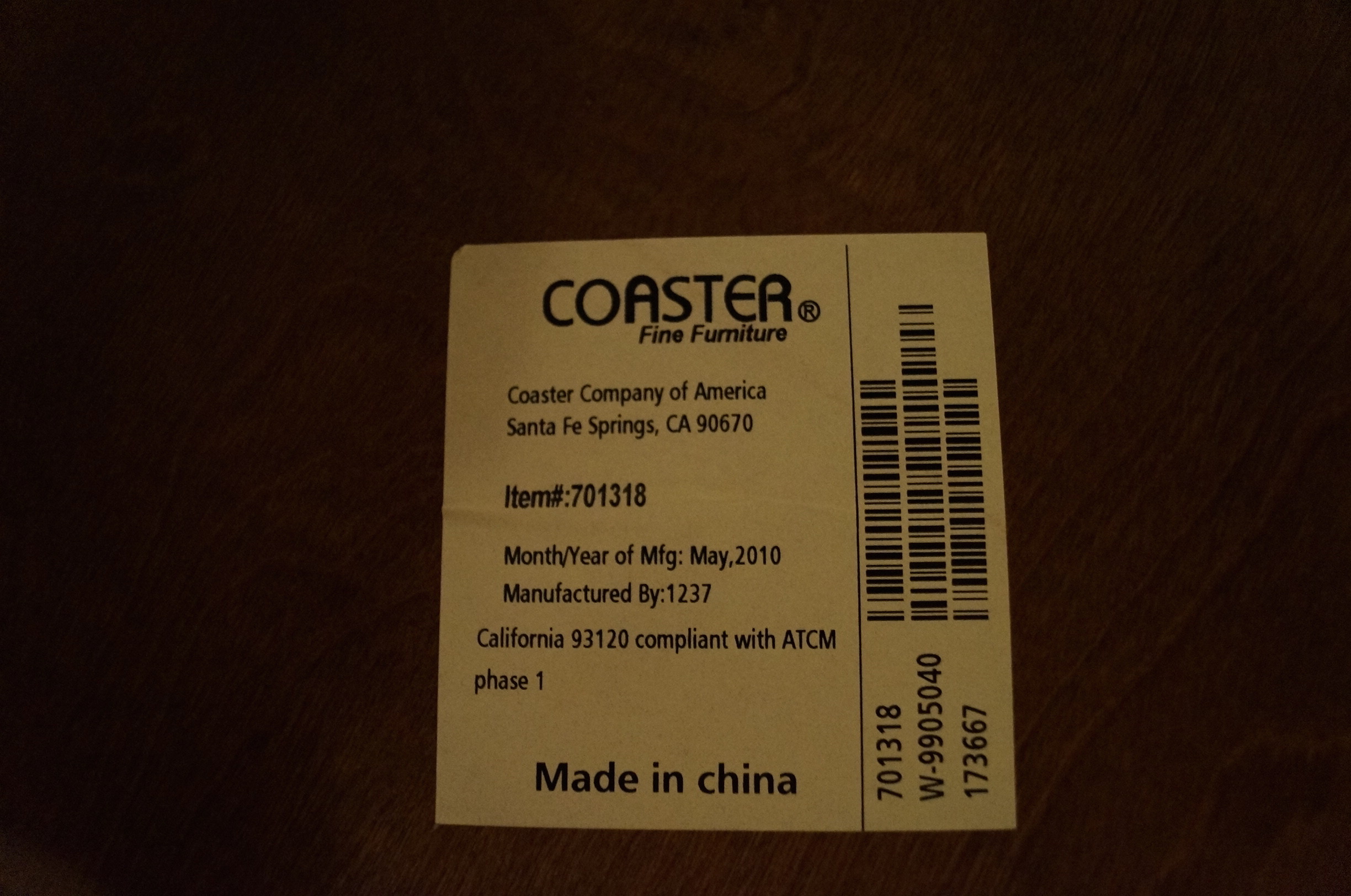 Coaster Fine Furniture Round Coffee Table