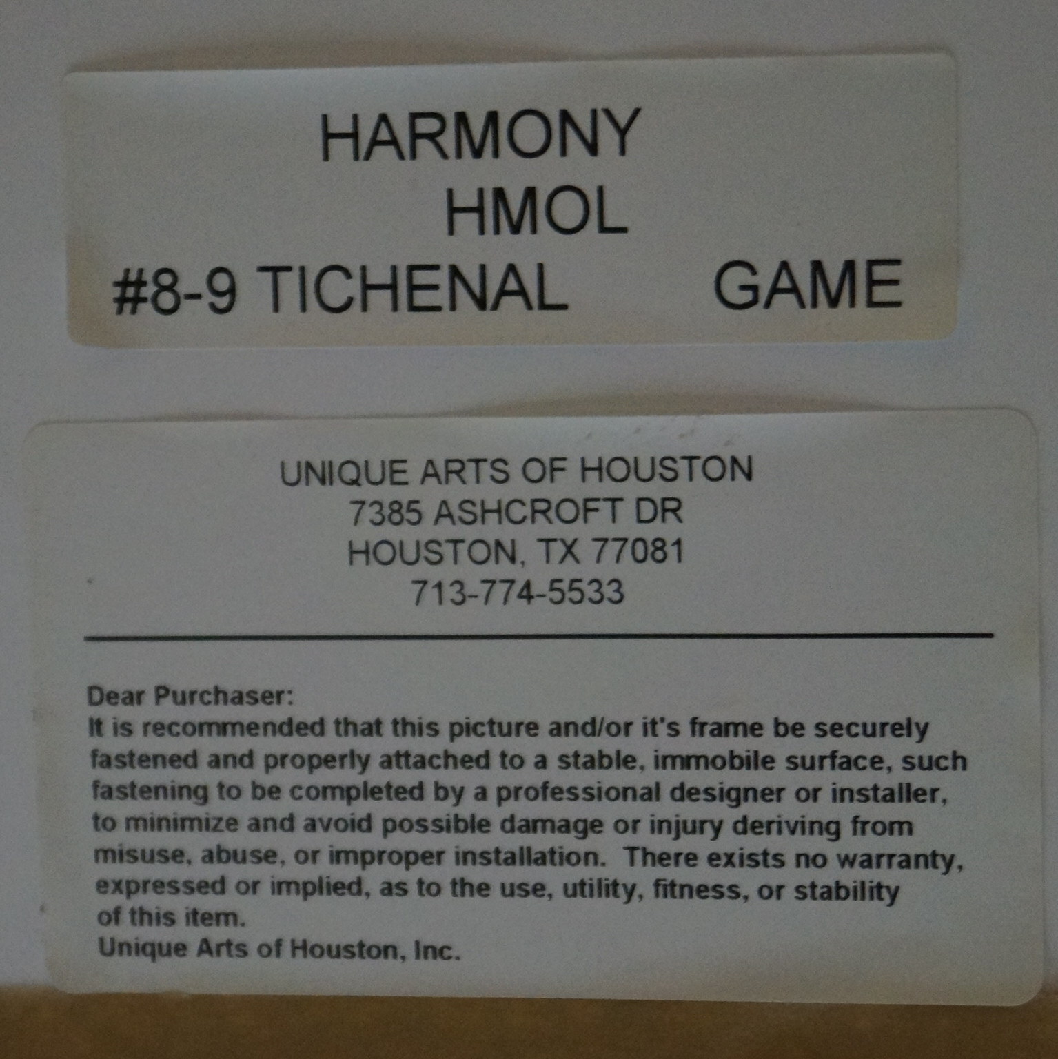 Large Abstract Shapes Print