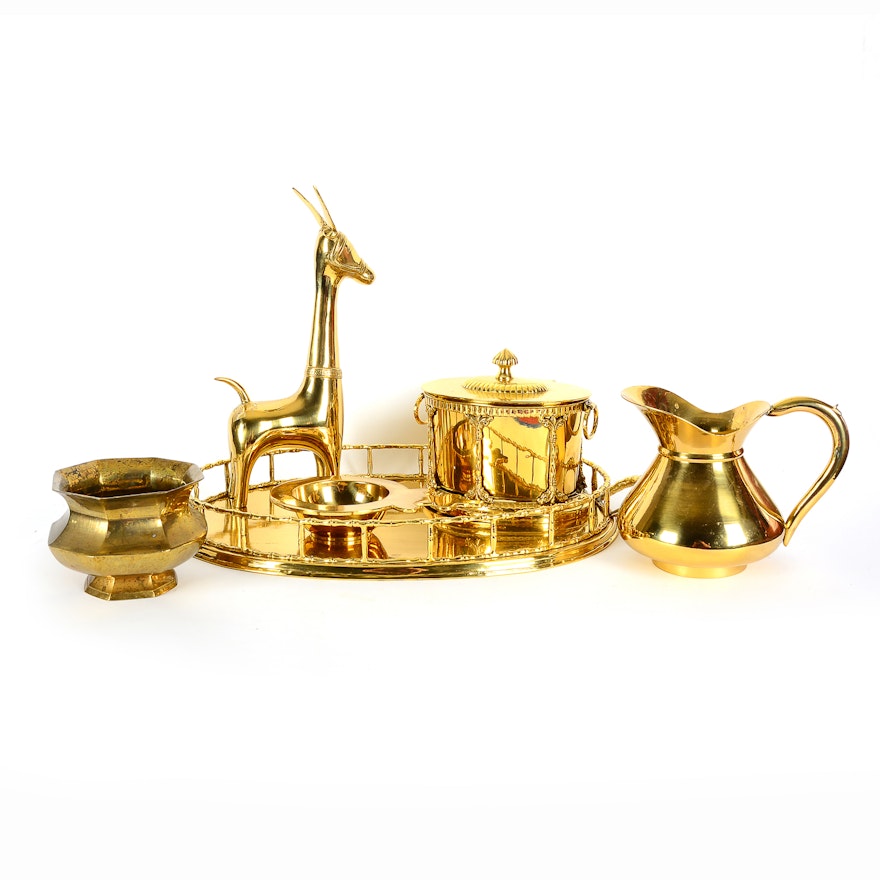 Collection of Brass Decorative Items