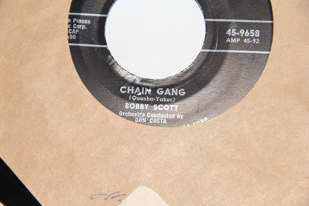 Grouping of 45's Vinyl Records