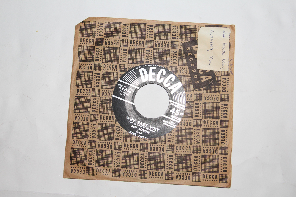 Grouping of 45's Vinyl Records