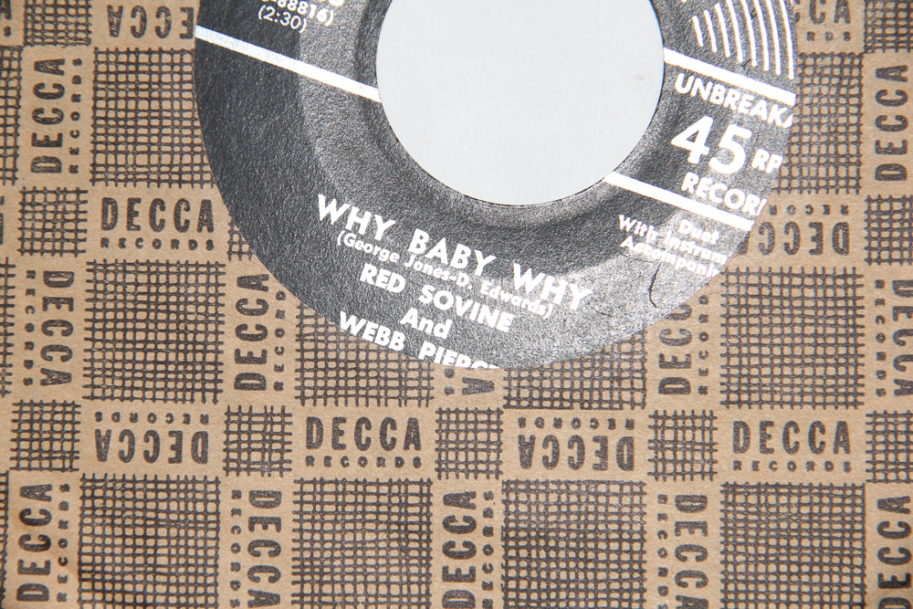 Grouping of 45's Vinyl Records