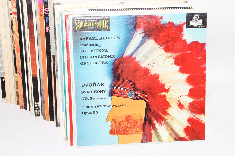 Grouping of Classical and Orchestra LP Records