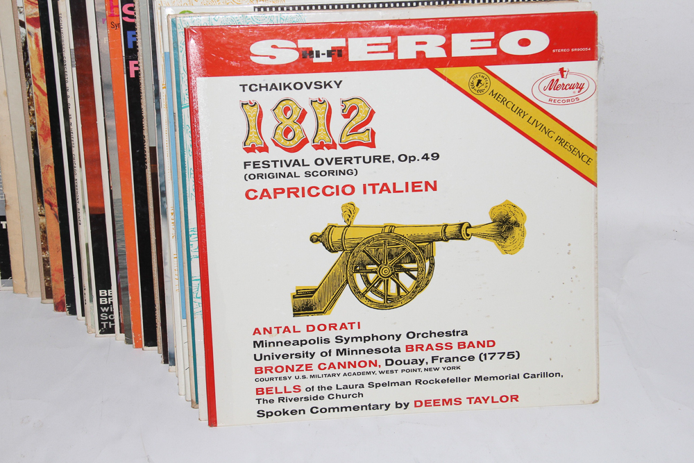 Grouping of Classical and Orchestra LP Records