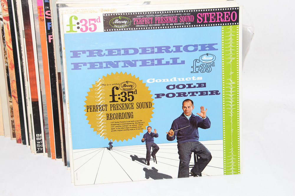 Grouping of Classical and Orchestra LP Records