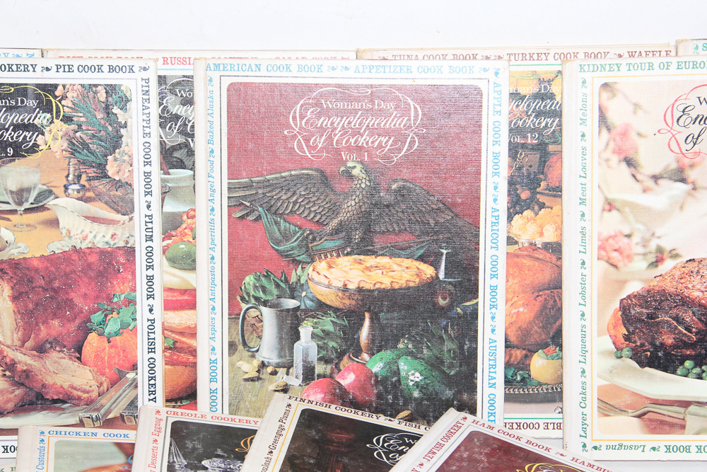 Woman's  Day Encyclopedia of Cookery Cookbooks, Volume 1-12