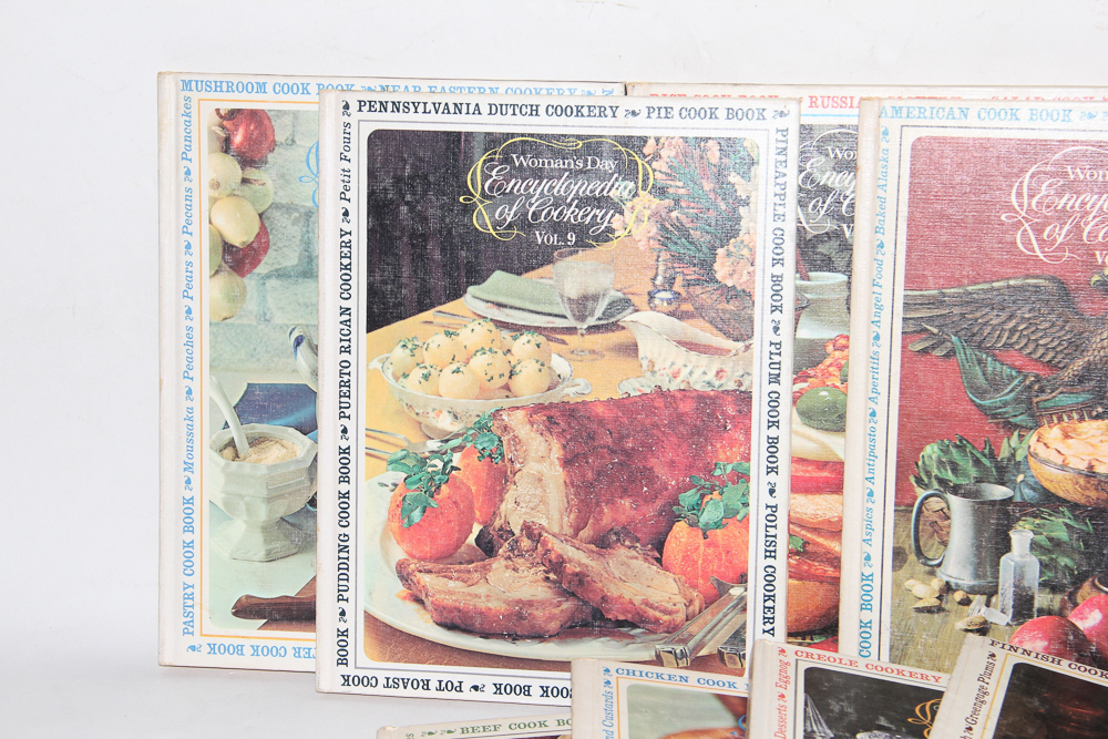 Woman's  Day Encyclopedia of Cookery Cookbooks, Volume 1-12