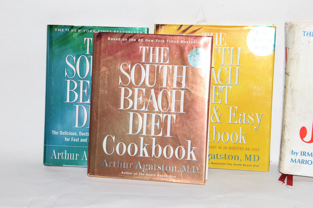 Joy of Cooking and South Beach Diet Books