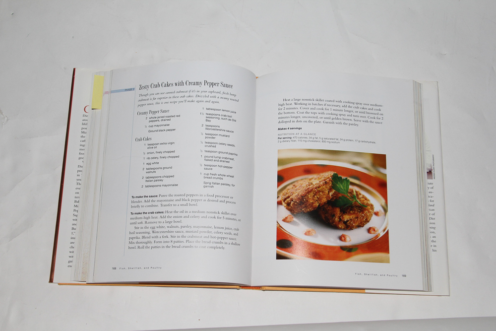 Joy of Cooking and South Beach Diet Books