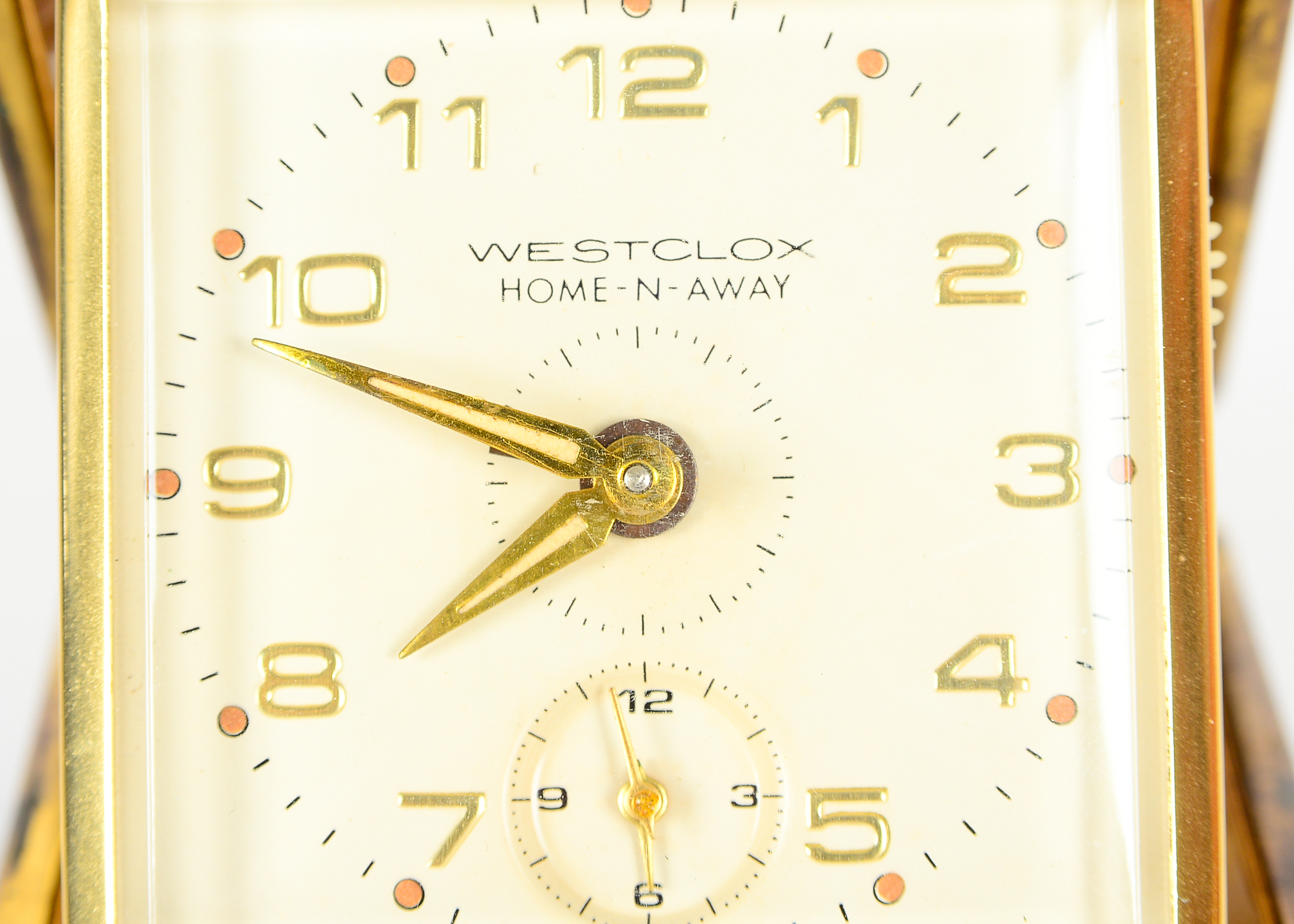 Vintage Westclox Home-N-Away Travel Alarm Clock