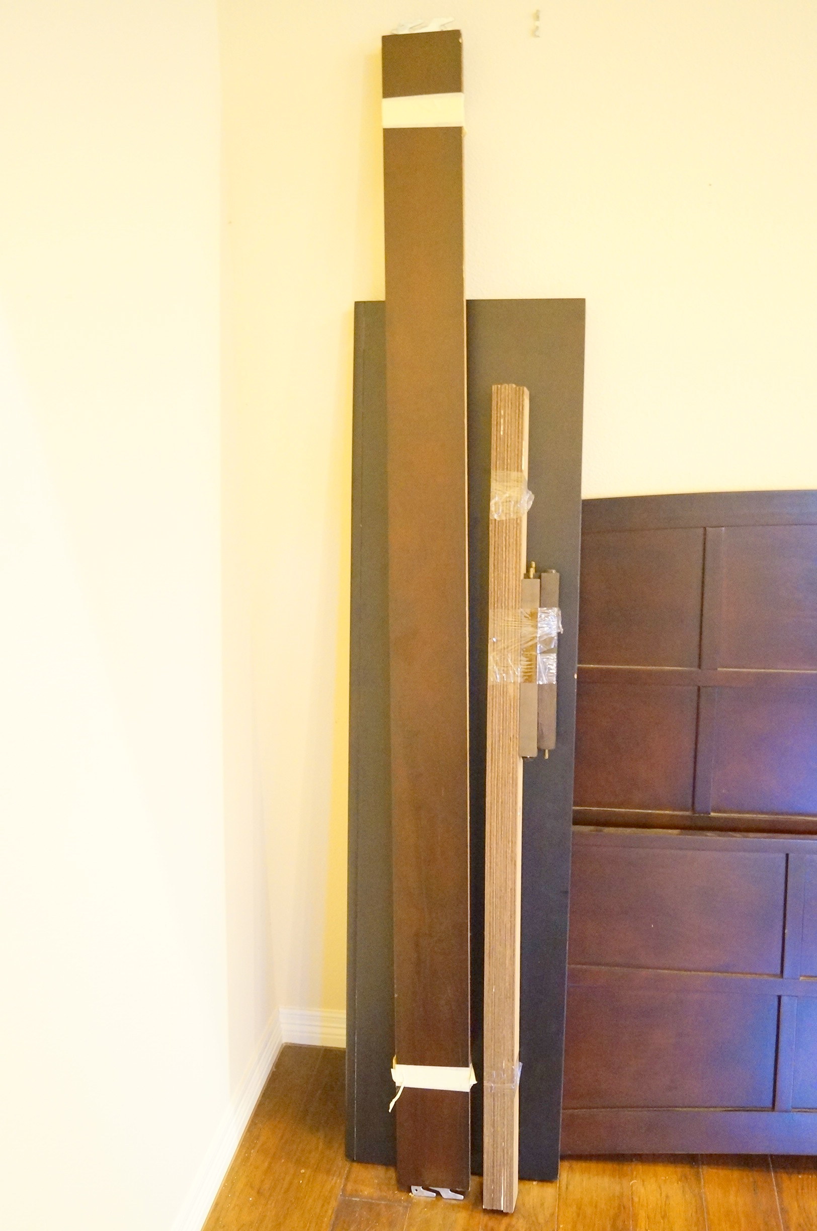 Mahogany Finished Full-Sized Bed Frame