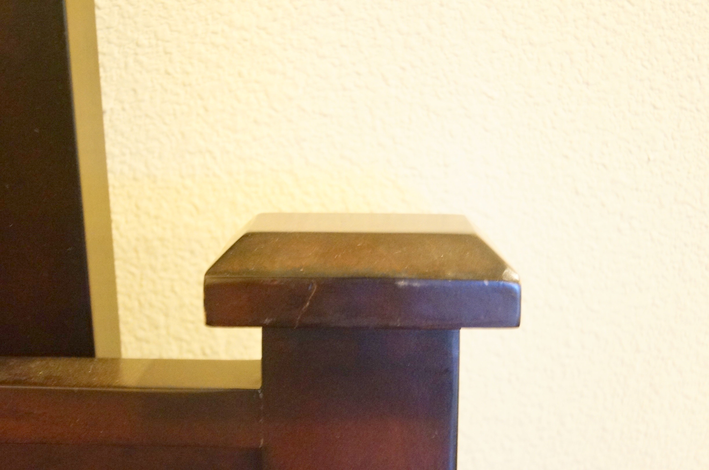 Mahogany Finished Full-Sized Bed Frame