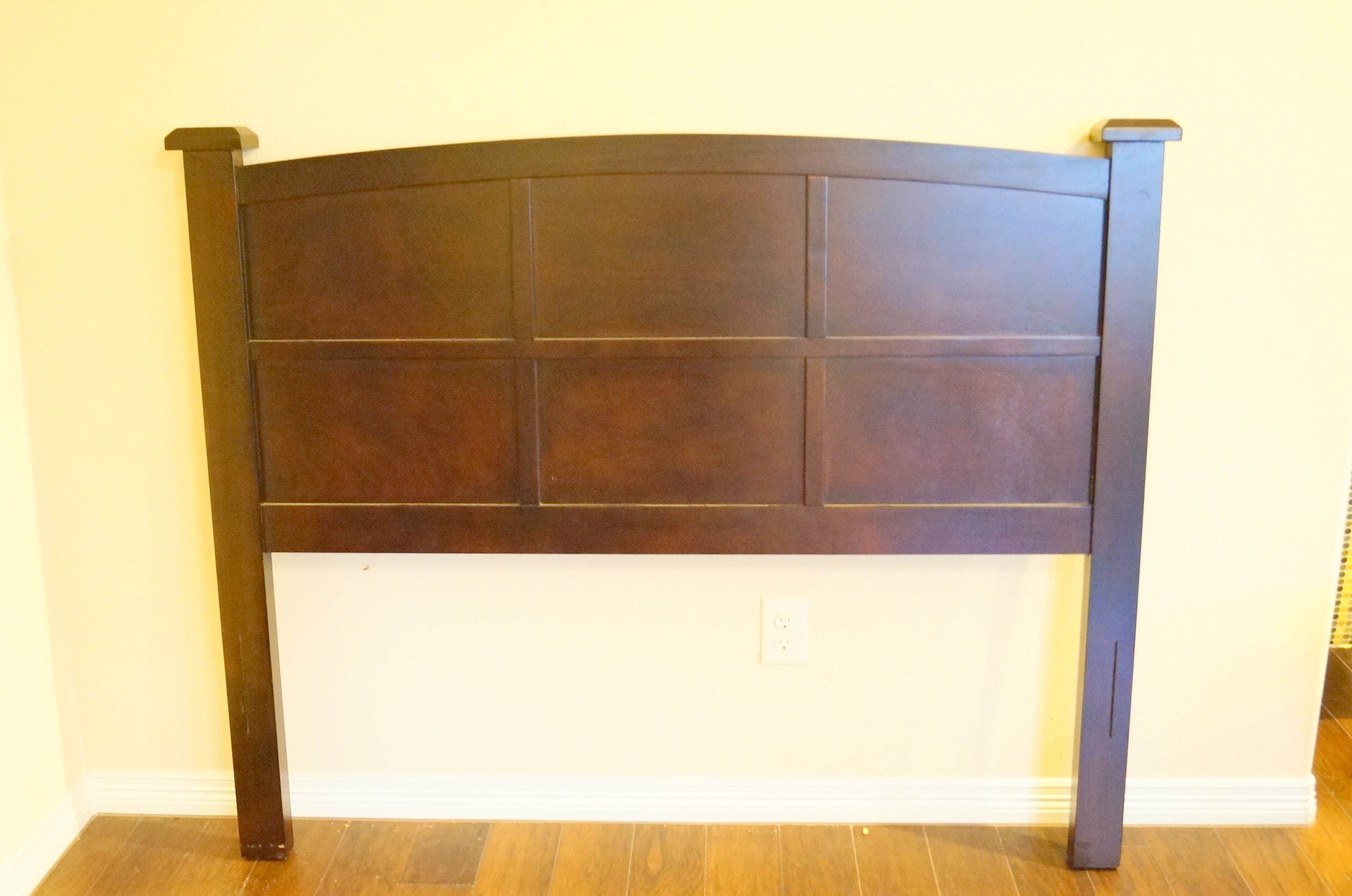 Mahogany Finished Full-Sized Bed Frame