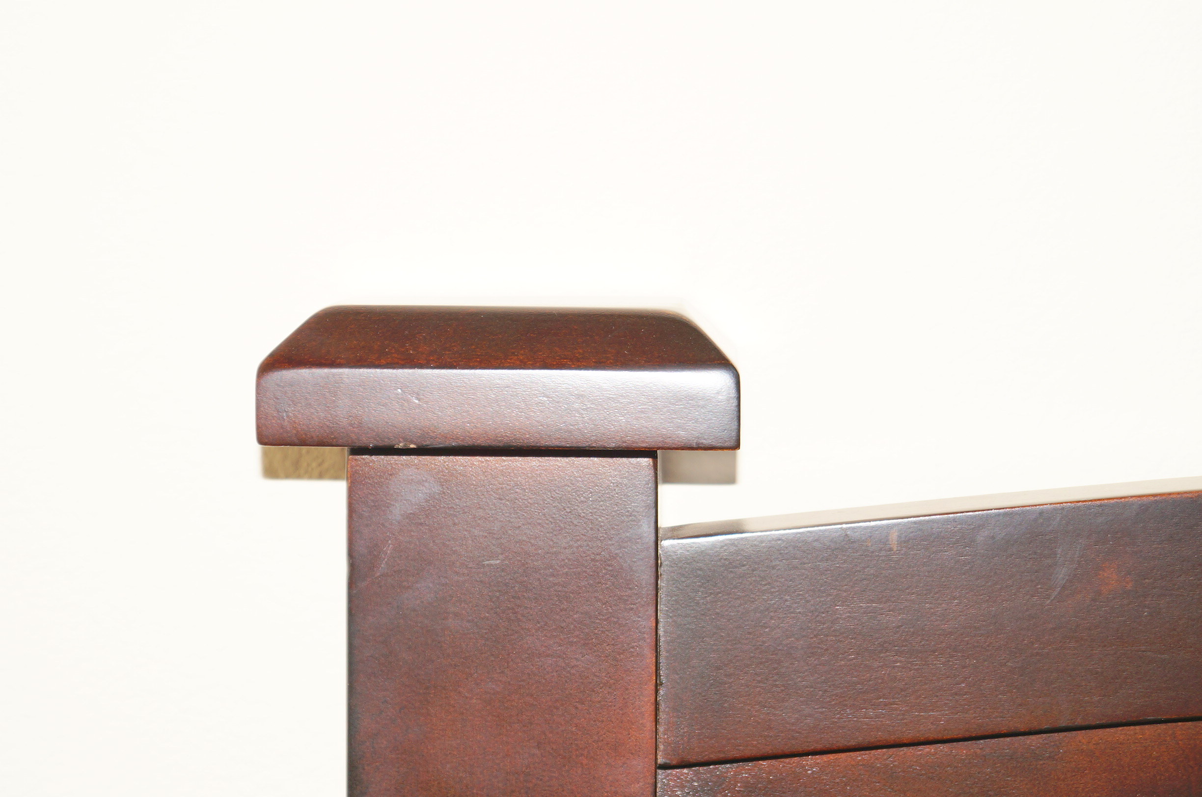 Mahogany Finished Full-Sized Bed Frame