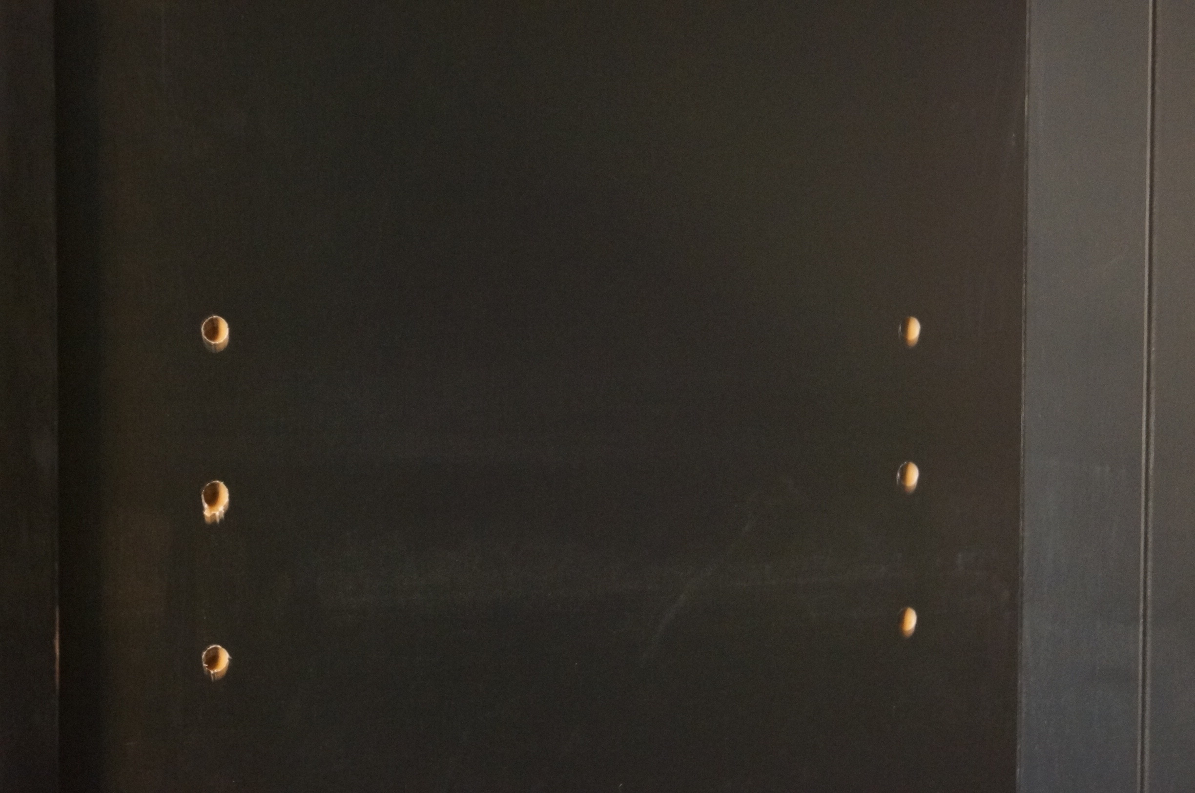 Two-Toned Beadboard Bookcase