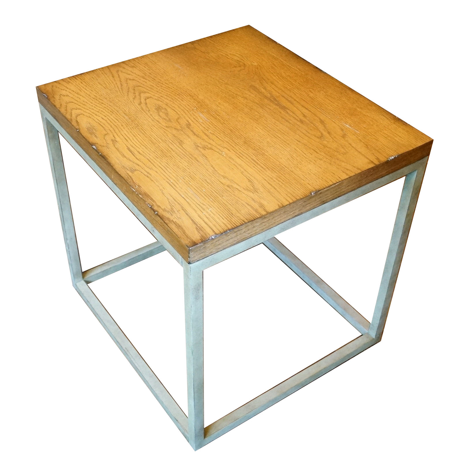 Oak Top End Table