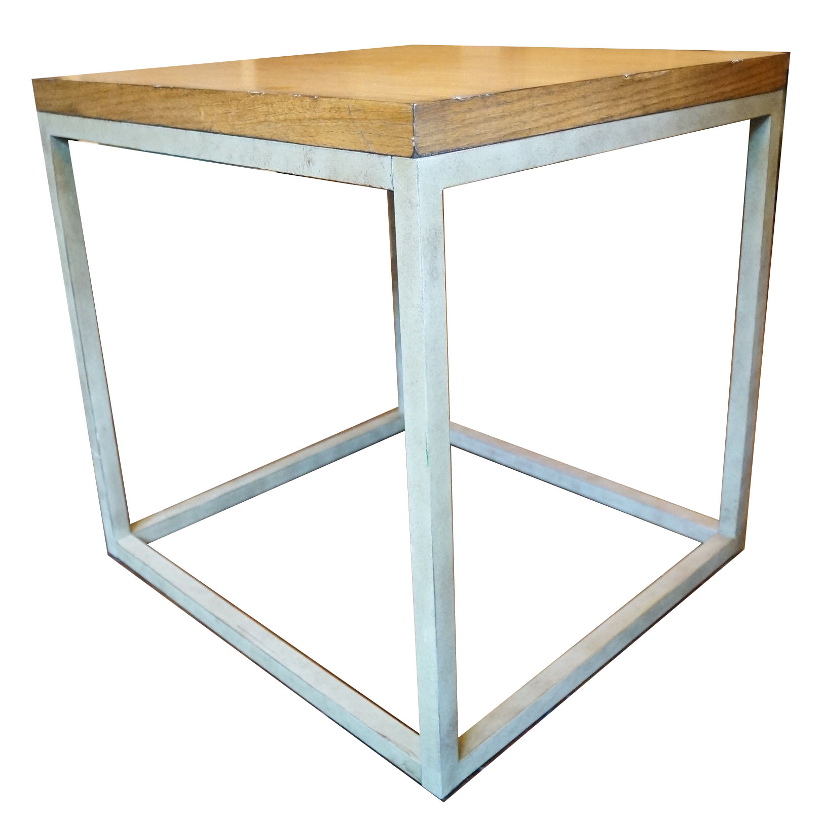 Oak Top End Table