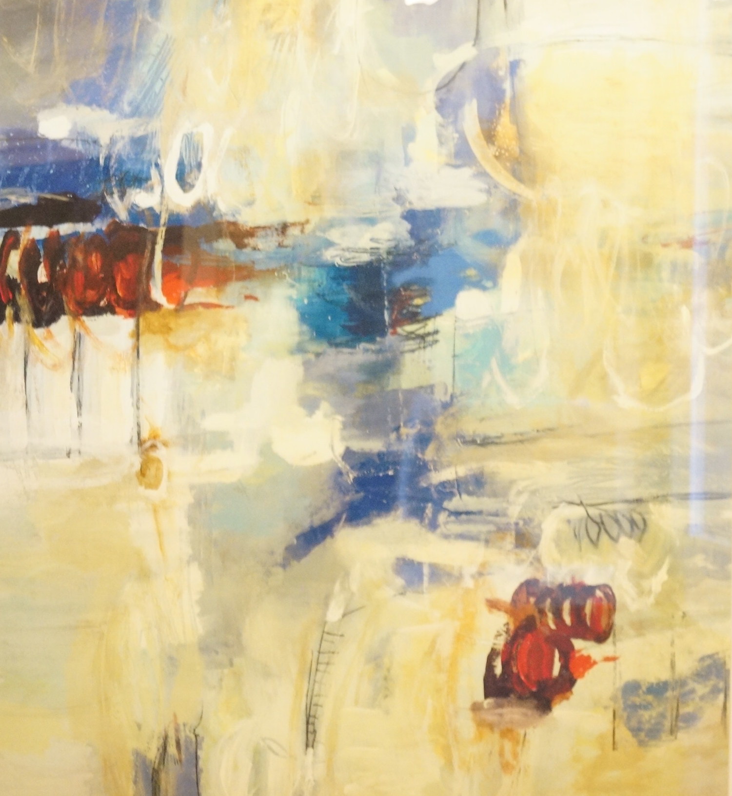 Large Square Abstract Print