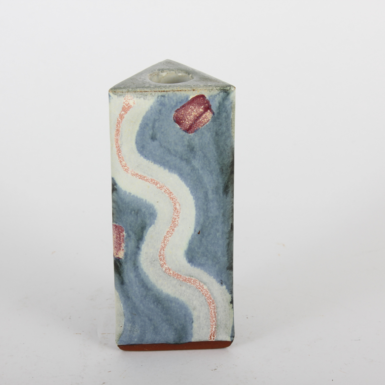 Sara Post Pottery Candlestick