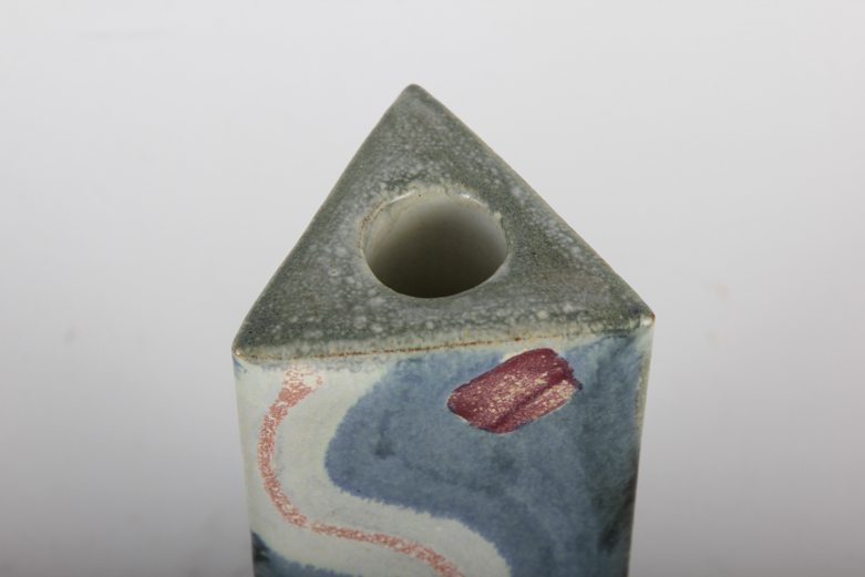 Sara Post Pottery Candlestick