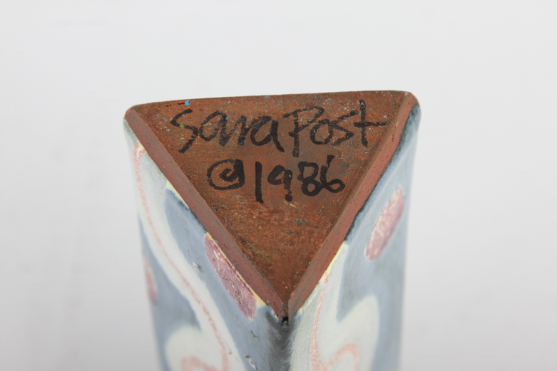 Sara Post Pottery Candlestick