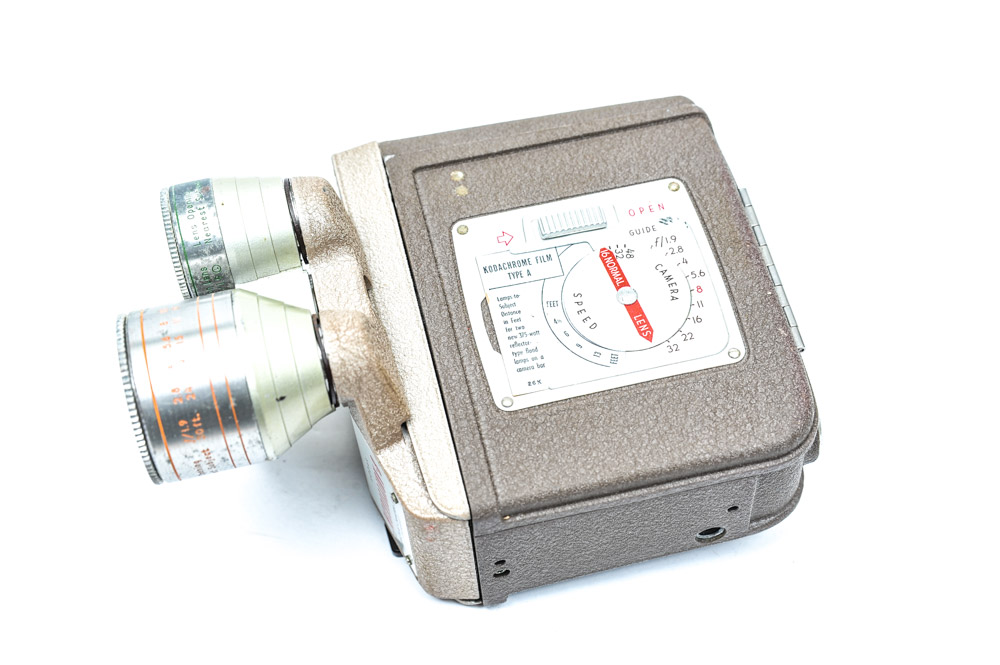 Vintage Kodak Medallion 8 Movie Camera and Instamatic Camera