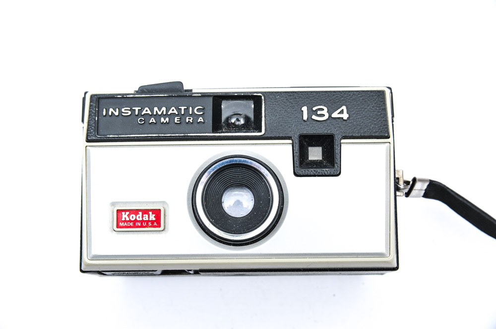 Vintage Kodak Medallion 8 Movie Camera and Instamatic Camera