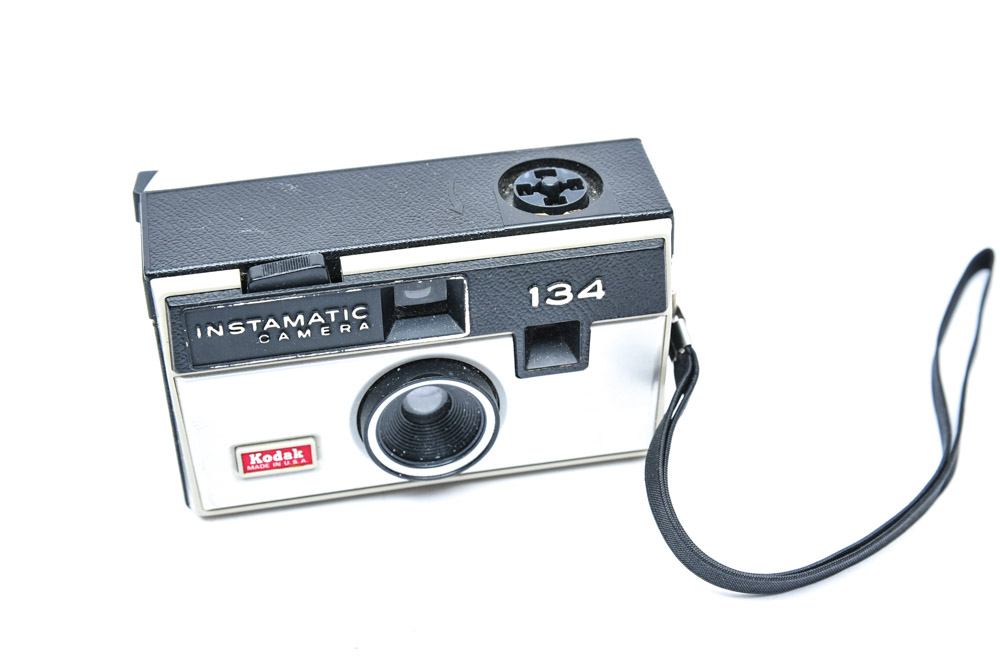 Vintage Kodak Medallion 8 Movie Camera and Instamatic Camera