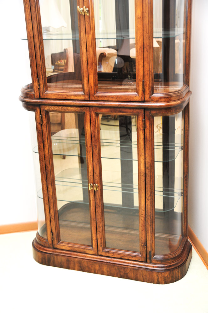 Lighted American of Martinsville Curio Cabinet